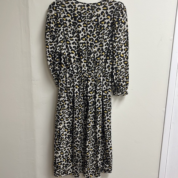 Banana Republic Animal Print Midi Dress - Picture 4 of 4